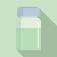 Liquid for injection icon, flat style vector