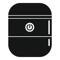 System smart speaker icon, simple style vector