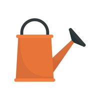 Watering can icon, flat style vector