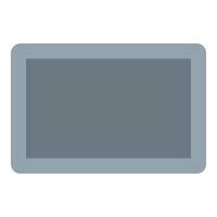 Modern tablet icon, flat style vector