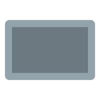 Modern tablet icon, flat style vector