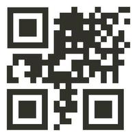 Qr code icon, simple style vector