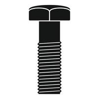 Fix screw bolt icon, simple style vector