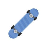 Trick skateboard icon, flat style vector
