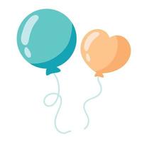 balloons helium floating vector