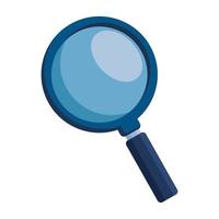 magnifying glass search vector