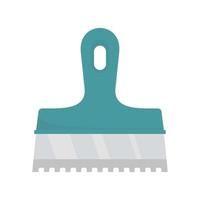 Glue spatula icon, flat style vector