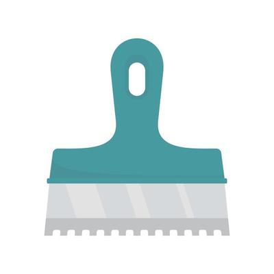 Glue spatula icon, flat style