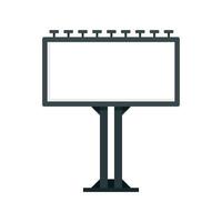 Billboard icon, flat style vector