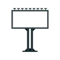 Billboard icon, flat style vector