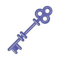 antique key door security vector