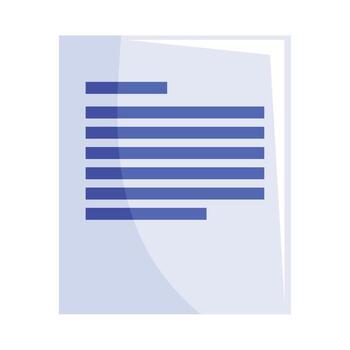 formato de papel de archivo de documento vector