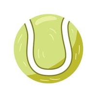 tennis ball sport equipment vector