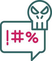 Haters Vector Line Icon