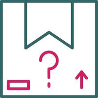 Items Line Two Color vector