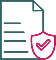 Principle Line Two Color vector