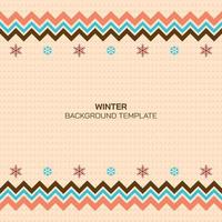 ilustración de patrones sin fisuras de moda de invierno de géneros de punto pastel. fondo de navidad con espacio en blanco. vector