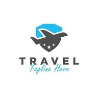 travel agency vector illustration logo design