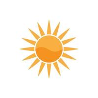 sun illustration logo vector