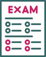 ExamLine Two Color vector