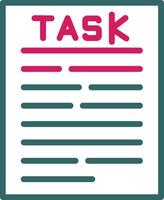 TaskLine Two Color vector