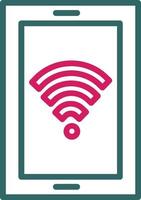 Wifi Vector Line Icon