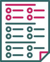 TestLine Two Color vector