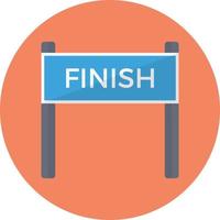 finish line vector illustration on a background.Premium quality symbols.vector icons for concept and graphic design.