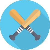 Ilustración de vector de bate de béisbol en un fondo. Símbolos de calidad premium. Iconos vectoriales para concepto y diseño gráfico.