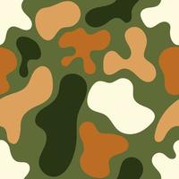 camouflage seamless pattern vector