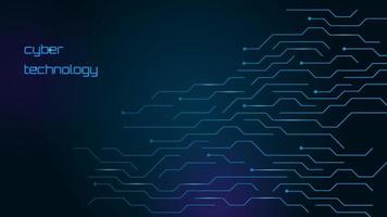 cyber background with circuit vector