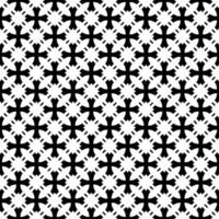 Black and white seamless pattern texture. Greyscale ornamental graphic design. vector