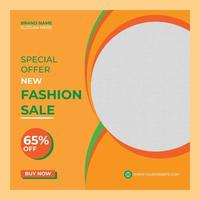 New collection fashion sale and social media post banner vector