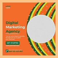 Digital marketing and social media post banner vector