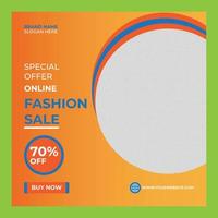 New collection fashion sale and social media post banner vector