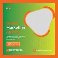 Digital marketing and social media post banner vector