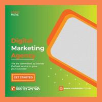 Digital marketing and social media post banner vector