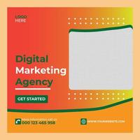 Digital marketing and social media post banner vector