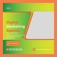 Digital marketing and social media post banner vector