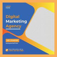 Digital marketing and social media post banner vector