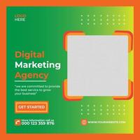 Digital marketing and social media post banner vector