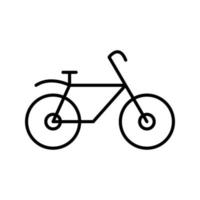 icono de vector de bicicleta