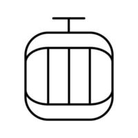 Cable Car Vector Icon