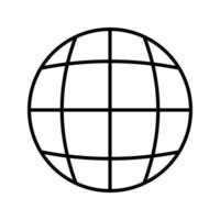 icono de vector de globo