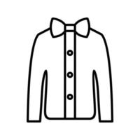 Shirt with Bow Vector Icon