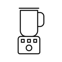 icono de vector de licuadora de café