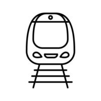 icono de vector de tren