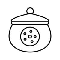 Cookie Jar Vector Icon