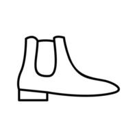 icono de vector de botas de hombre