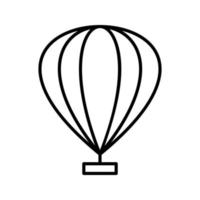 Hot Air Balloon Vector Icon